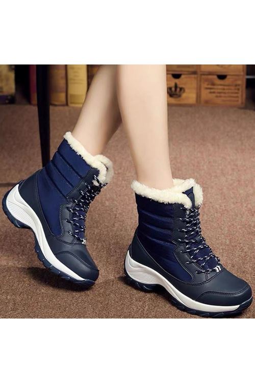 ‎الأحذية النسائية الشتوية بوت قصير فلات 