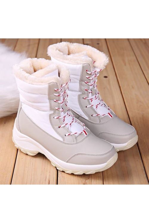 ‎الأحذية النسائية الشتوية بوت قصير فلات 