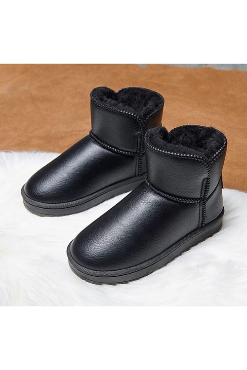 الأحذية النسائية الشتوية بوت قصير فلات