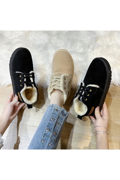 أحذية نسائية شتوية حذاء فلات