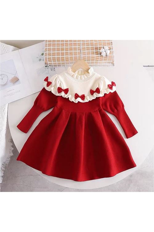 طفل بنت شتوية فستان