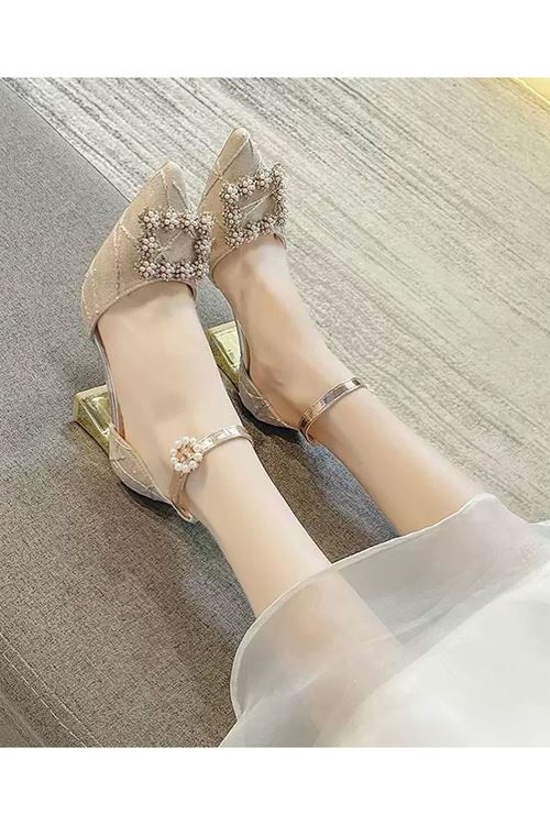 الأحذية النسائية الصيفية حذاء كعب 