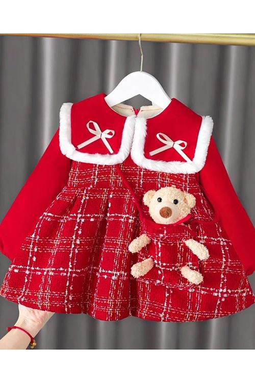 طفل بنت شتوية فستان