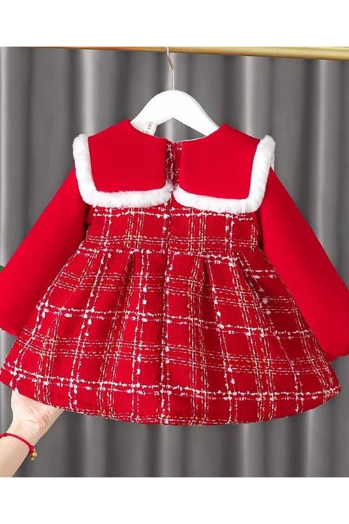 طفل بنت شتوية فستان