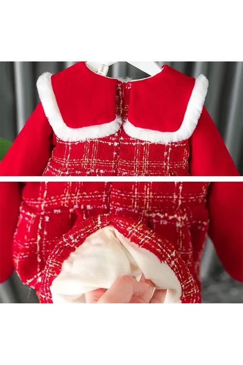 طفل بنت شتوية فستان