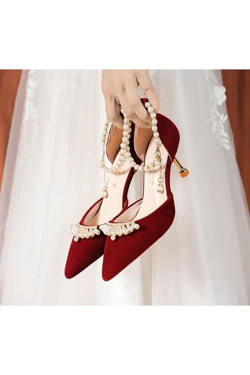 الأحذية النسائية الصيفية حذاء كعب