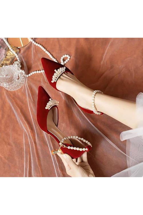 الأحذية النسائية الصيفية حذاء كعب