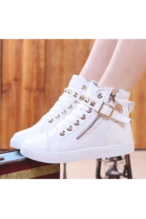 ‎الأحذية النسائية الشتوية بوت قصير فلات