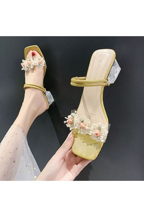 الأحذية النسائية الصيفية حذاء كعب 