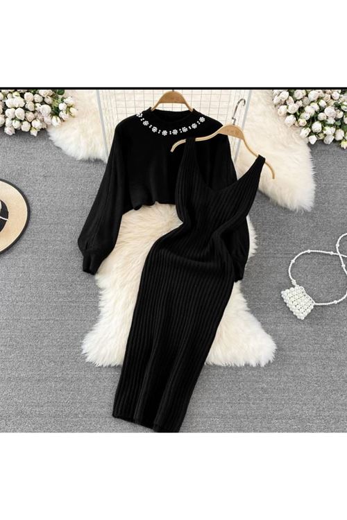 ملابس نسائية شتوية فستان 