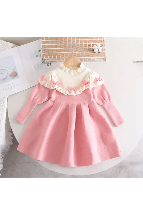 طفل بنت شتوية فستان