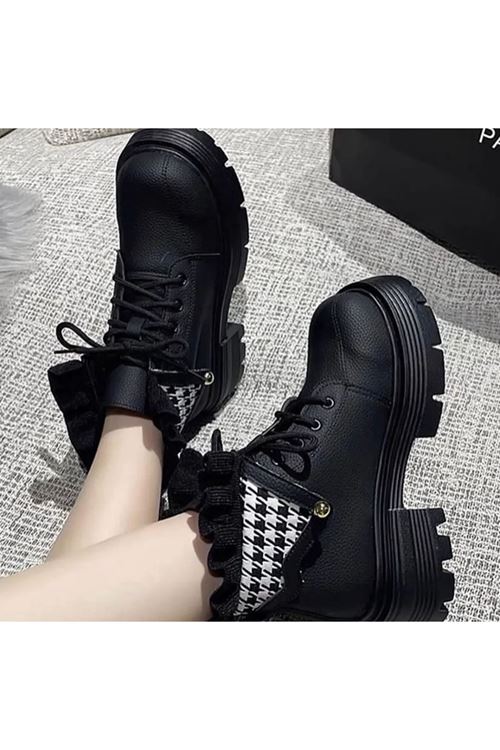 ‎ ‎ ‎الأحذية النسائية الشتوية بوت قصير فلات