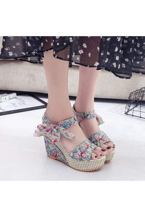 الأحذية النسائية الصيفية حذاء كعب 