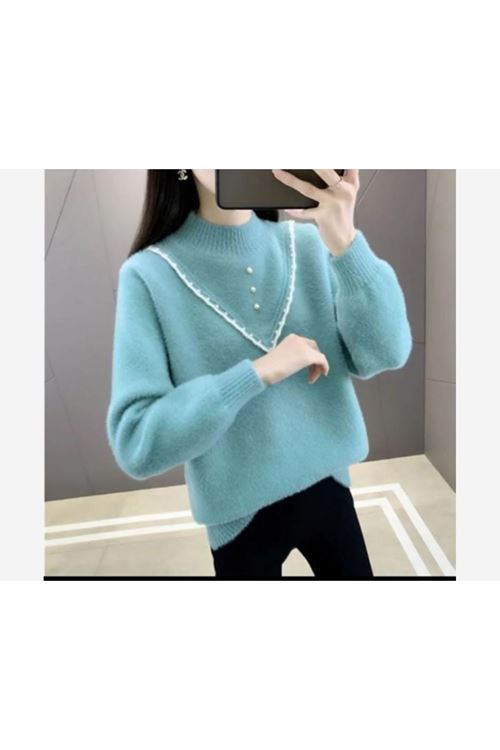 ملابس النسائية شتويه بلوز 