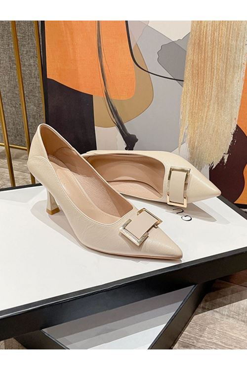 الأحذية النسائية الصيفية حذاء كعب