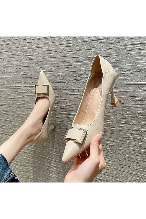 الأحذية النسائية الصيفية حذاء كعب