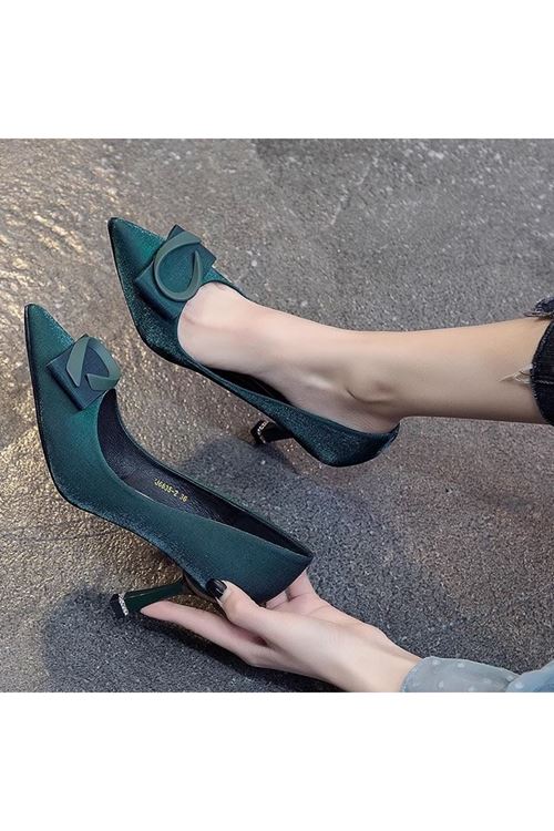 الأحذية النسائية الصيفية حذاء كعب