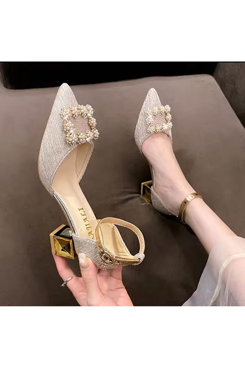 الأحذية النسائية الصيفية حذاء كعب