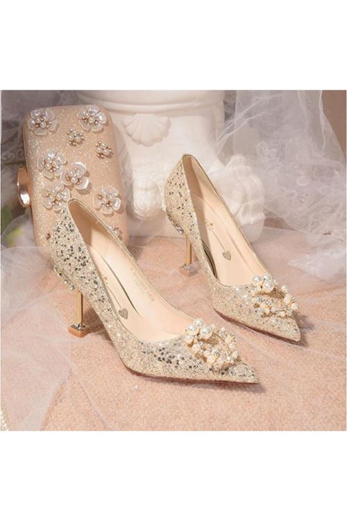 الأحذية النسائية الصيفية حذاء كعب