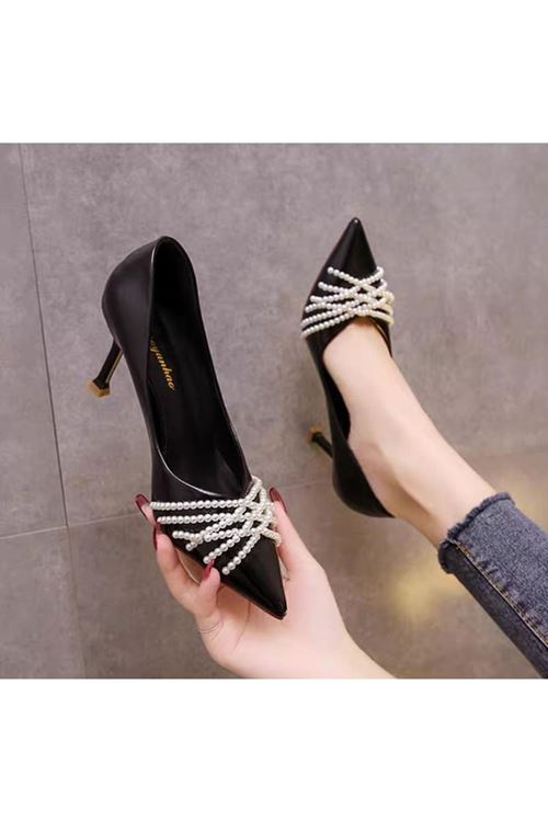 الأحذية النسائية الصيفية حذاء كعب