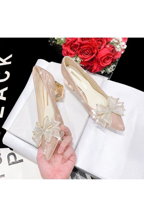 الأحذية النسائية الصيفية حذاء كعب