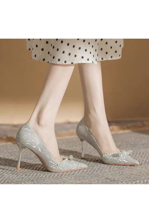 الأحذية النسائية الصيفية حذاء كعب