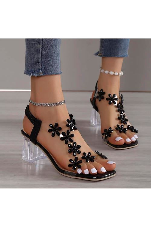 الأحذية النسائية الصيفية حذاء كعب