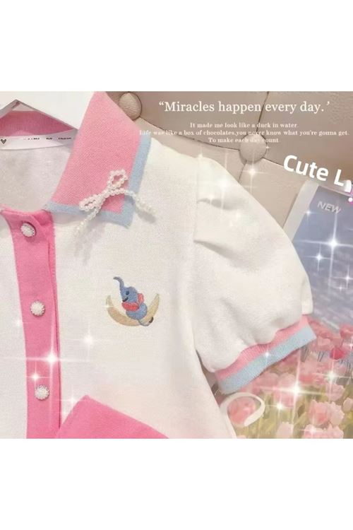 طفل بنت صيفية تنورة وقميص