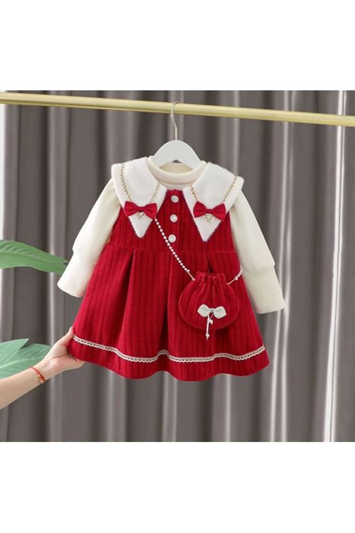 طفل بنت شتوية فستان