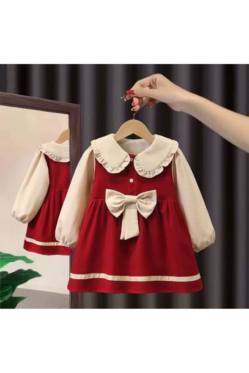 طفل بنت شتوية فستان