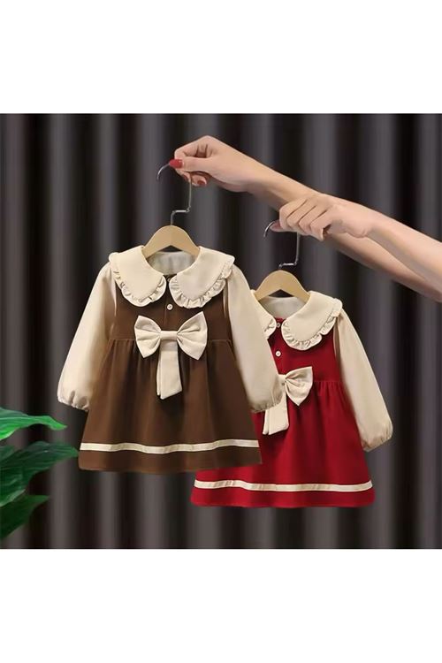 طفل بنت شتوية فستان