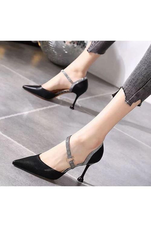 الأحذية النسائية الصيفية حذاء كعب 