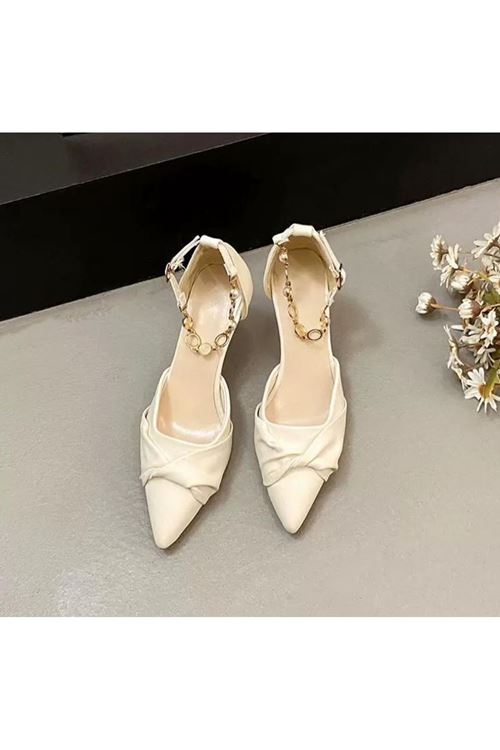 الأحذية  النسائية الصيفية حذاء كعب 