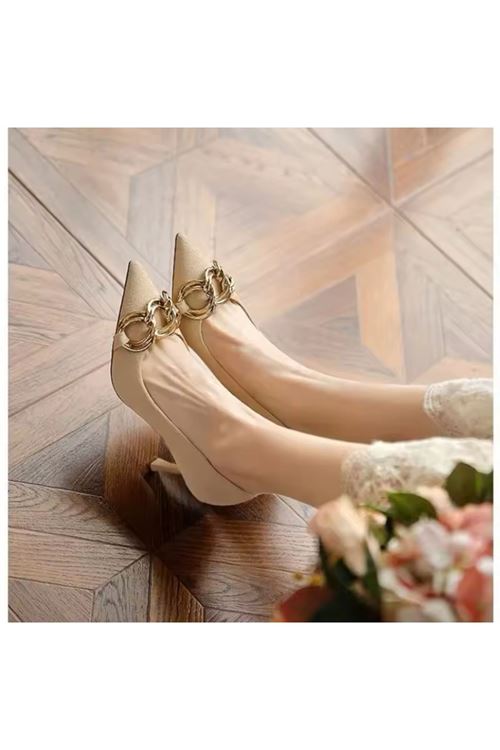 الأحذية النسائية الصيفية حذاء كعب