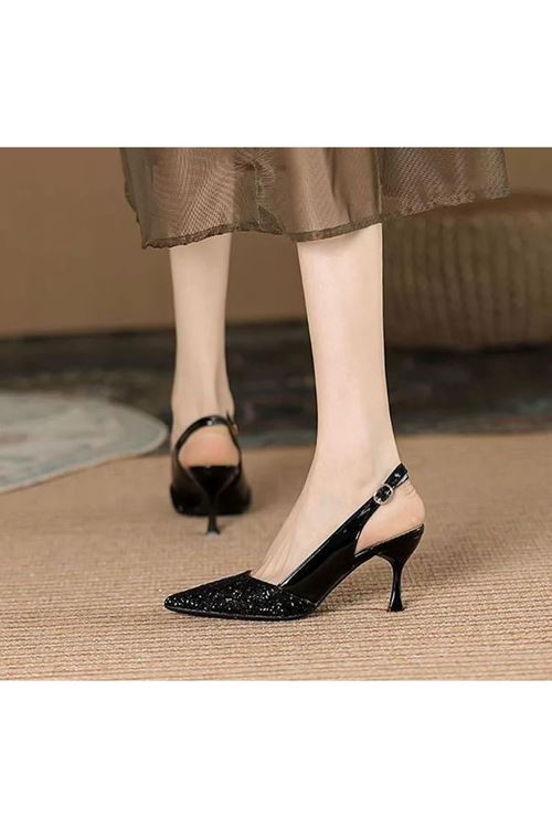 الأحذية  النسائية الصيفية حذاء كعب 