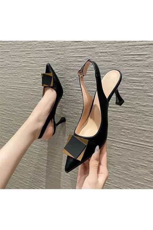 الأحذية  النسائية الصيفية حذاء كعب  