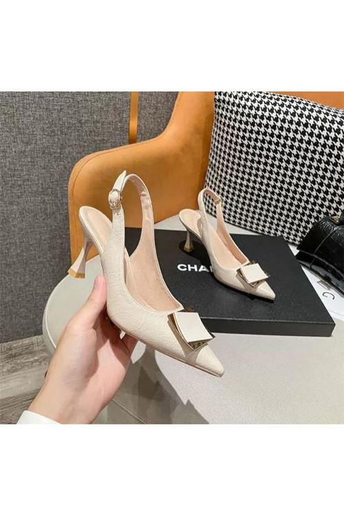 الأحذية  النسائية الصيفية حذاء كعب  