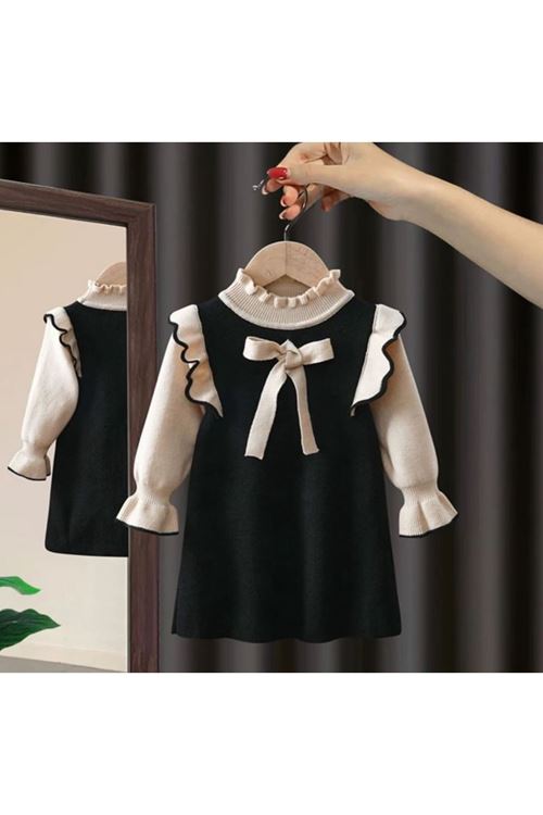 طفل بنت شتوية فستان 