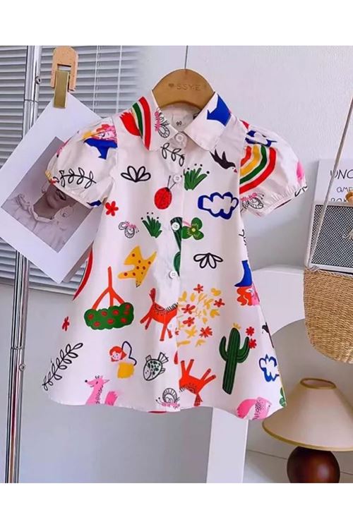 طفل بنت صيفية فستان