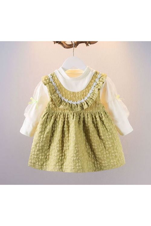 طفل بنت شتوية فستان