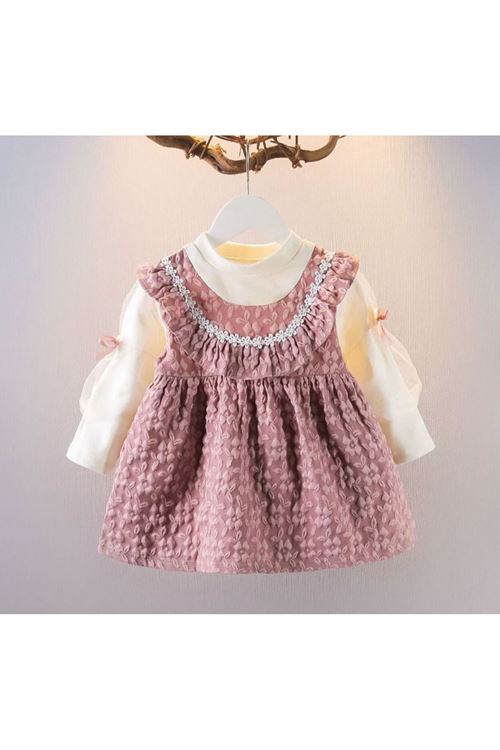 طفل بنت شتوية فستان