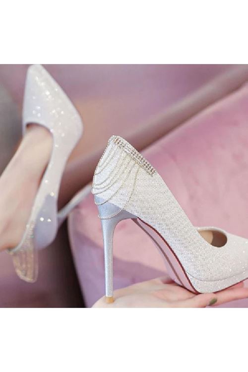 ‎الأحذية نسائية صيفية حذاء  كعب