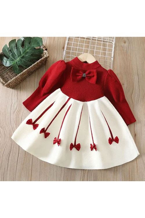 طفل بنت شتوية فستان 