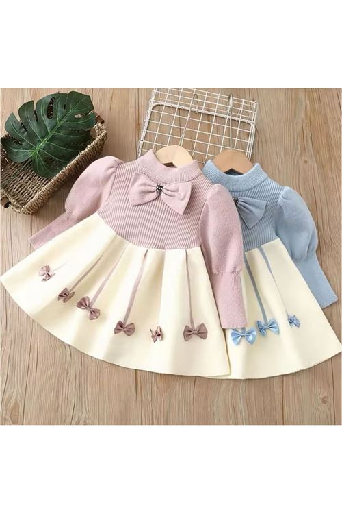 طفل بنت شتوية فستان 