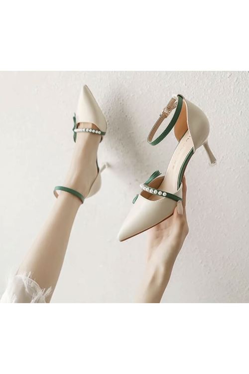 الأحذية النسائية الصيفية حذاء كعب