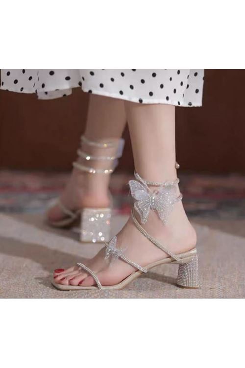 أحذية نسائية صيفية كعب  