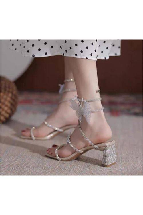 أحذية نسائية صيفية كعب  