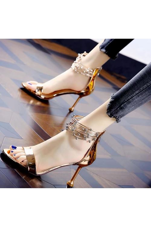 أحذية نسائية صيفية كعب   