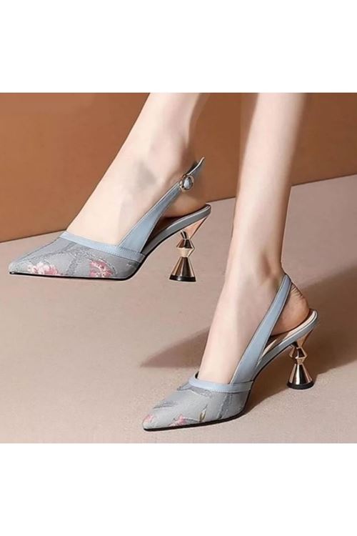 أحذية  نسائية  صيفية  حذاء  كعب