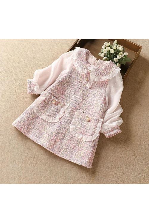 طفل بنت شتوية فستان 